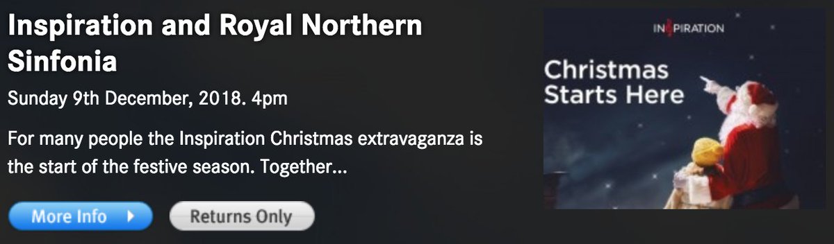 KirstenMairi's tweet image. You snooze, you lose, people.  The @Inspirationuk Christmas show is now sold out. :)  Not bad going to fill 1700 seats!  #ChoirNerd