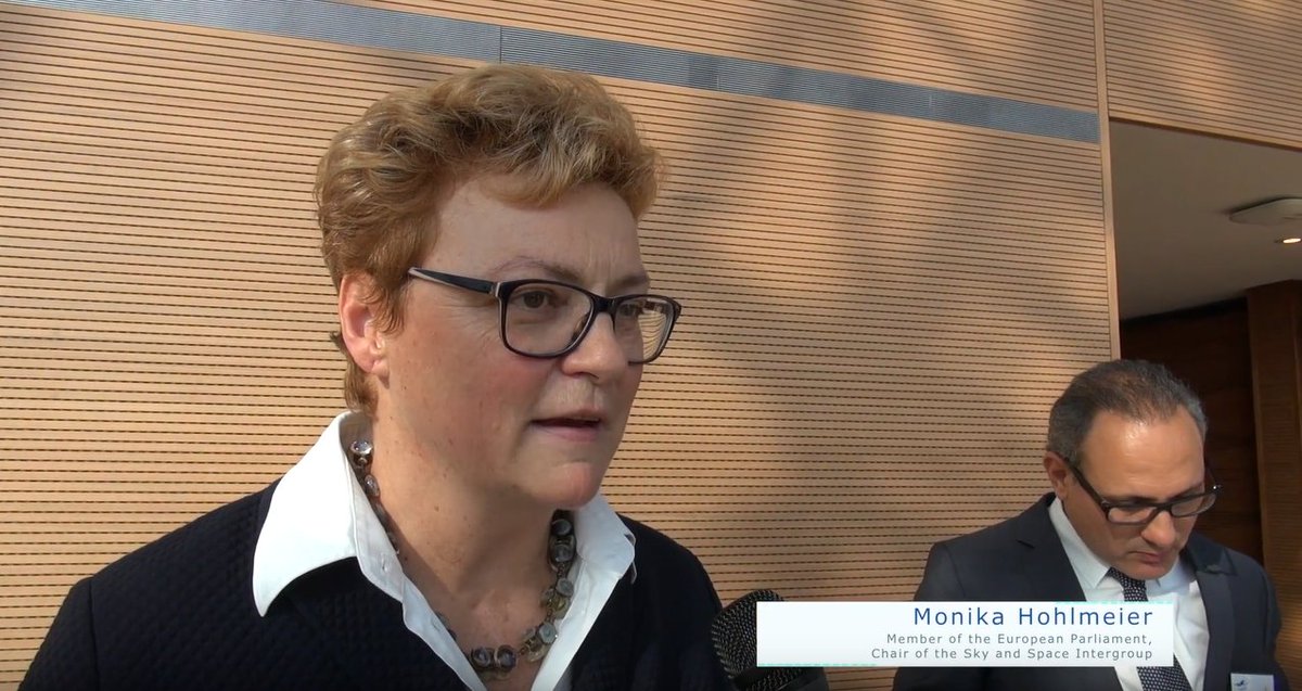 MEP <a href="/MHohlmeier/">Monika Hohlmeier</a>, Chair of <a href="/SSIntergroup/">Sky and Space Intergroup</a>: “#Aeronautics is a key sector that produces working places, social #welfare and #stability in economic and social terms. The conference brings together all the stakeholders including unions, political groups and societal groups” #EUAero18