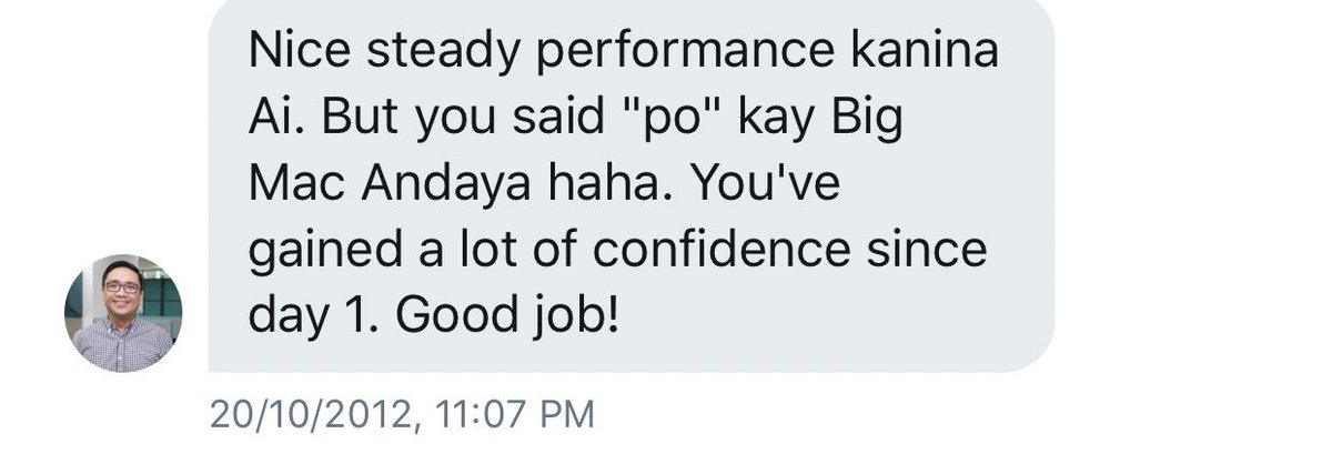 aidelacruz's tweet photo. But seriously, aside from the pen, I’m so grateful for your continued guidance and mentoring, Sir Mics! ❤️ Thank you for taking me under your wing even after I said CSB was “College of San Beda” during my audition. 👻
These are my favorite pieces of advice from you. #GOATtips 😂 https://t.co/RrrrKNWA3V