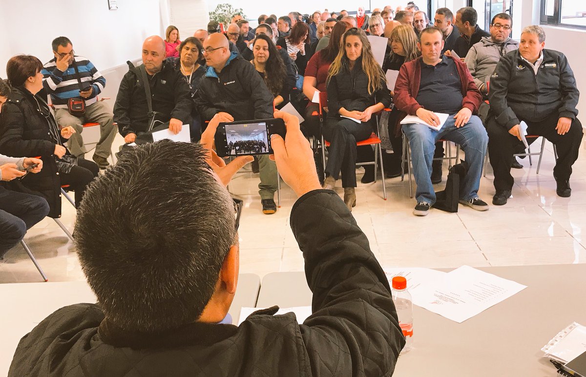 UniteGibraltar's tweet photo. Great turnout at today’s Area Activist Conference here in #Gibraltar. Passionate and lively debates, well done and thank you to everyone who attended. #Solidarity https://t.co/D5b15449hH