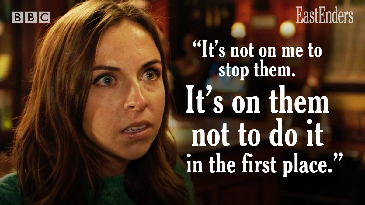 “It’s a brave new world, so get used to it.” #EastEnders