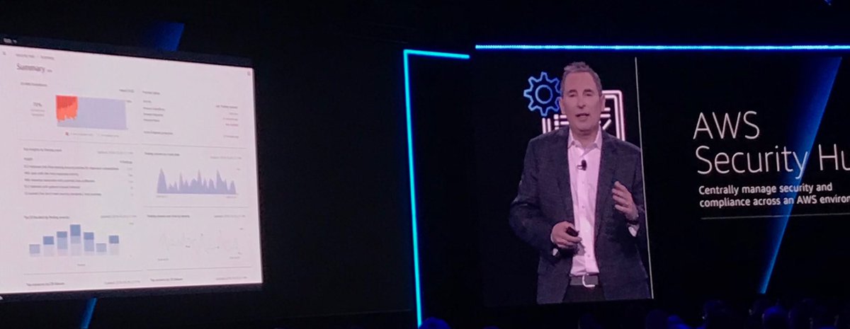 mikenooney's tweet image. #AWSSecurityHub centrally manage security #reInvent2018