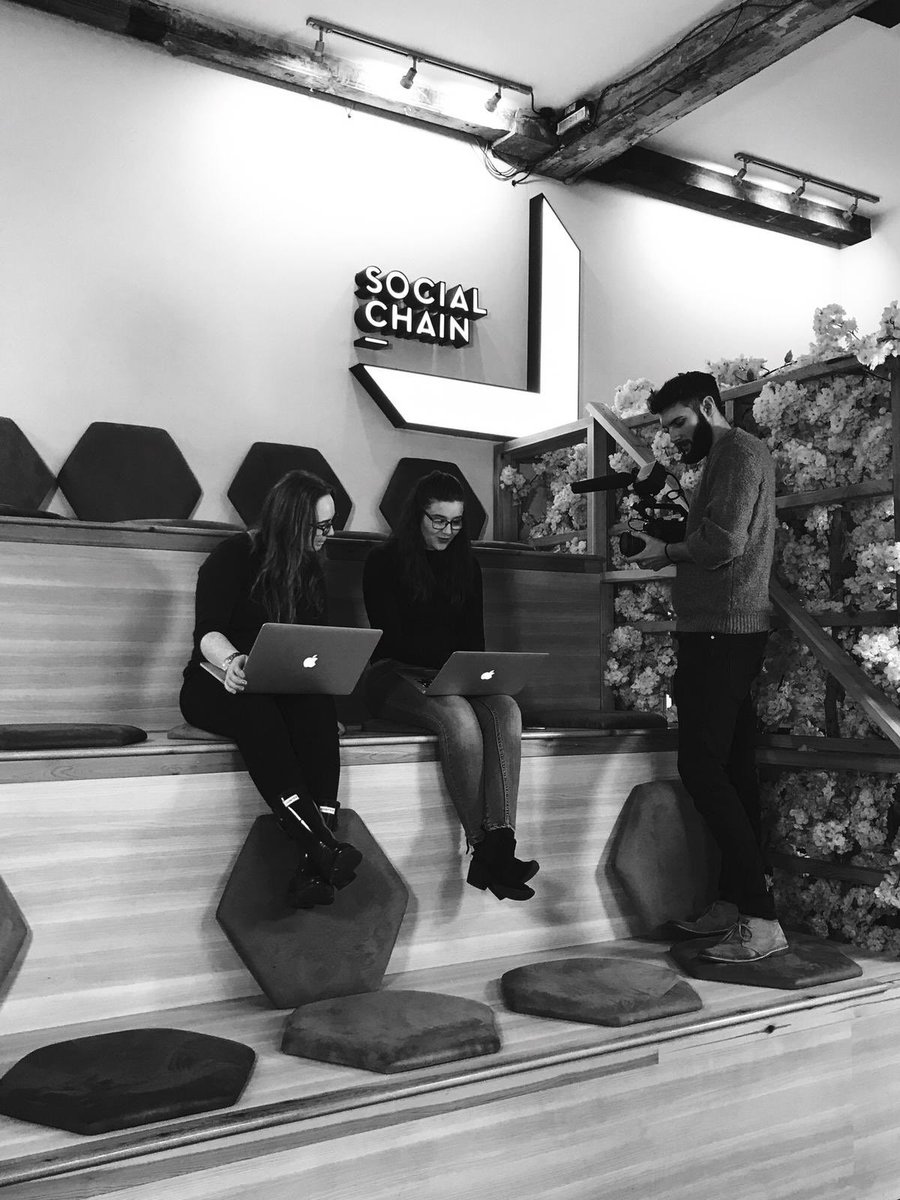 Day two of filming with @youraat and it’s good to be out of the rain. Thanks for having us @TheSocialChain ! #agencylife #video #content #marketing