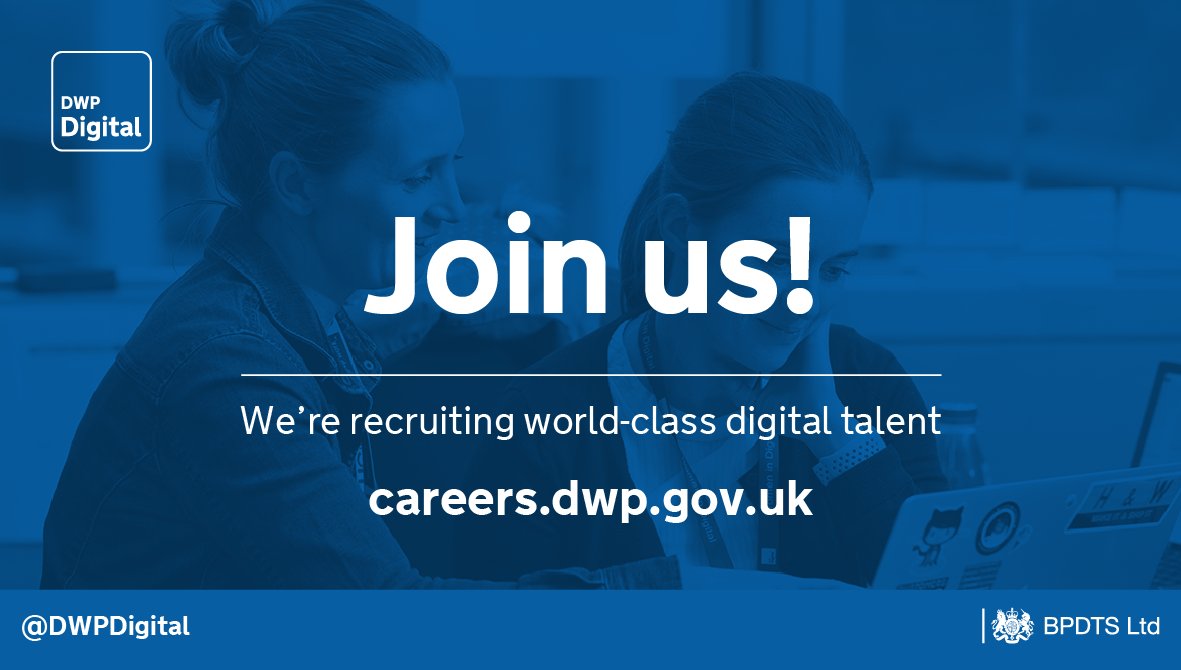 DWPDigitalJobs's tweet image. Want to work in agile, creative ways on projects that matter? Join our fast-growing community of skilled #InfrastructureEngineers. Competitive salary. bit.ly/2R7dKsi

#InfrastructureServerSupport #LinuxEngineers #UKGovIsHiring