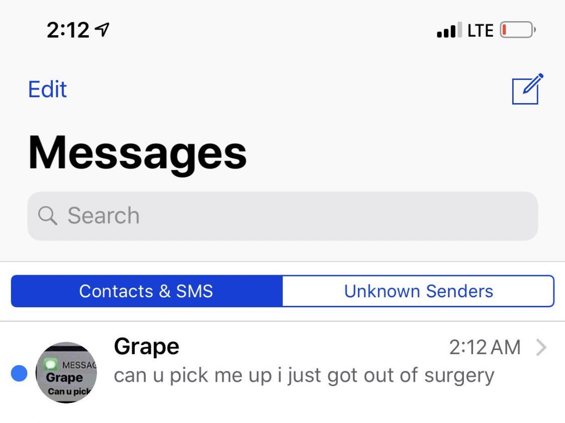 Last nights texts...