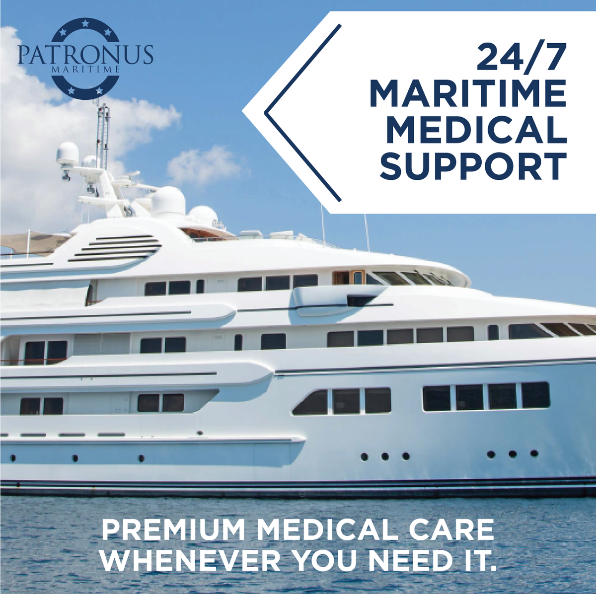 PatronusMed's tweet photo. Our Maritime Medical Support Service provides access to our network of Physicians 24 hours a day, 7 days a week. Visit our website at https://t.co/v3mWSGR8Um to learn more about our maritime services!

#maritimemedicine #maritimetelemedicine #maritimetraining #crewtraining https://t.co/btp8KCBjd7