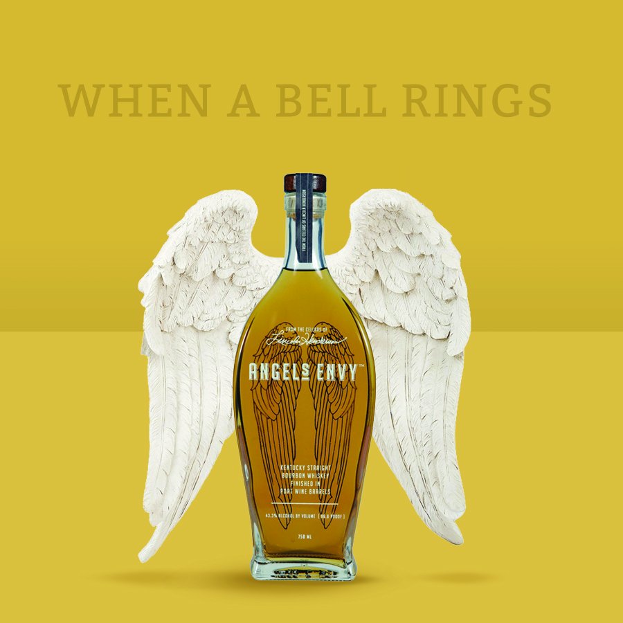 Hops2Go's tweet image. You know what they say, "Every time a bell rings an angel gets his wings". Pick up a bottle of this port finished bourbon for your holiday party! bit.ly/2Q6PzN4 #AngelsEnvy #Bourbon #Hops2go