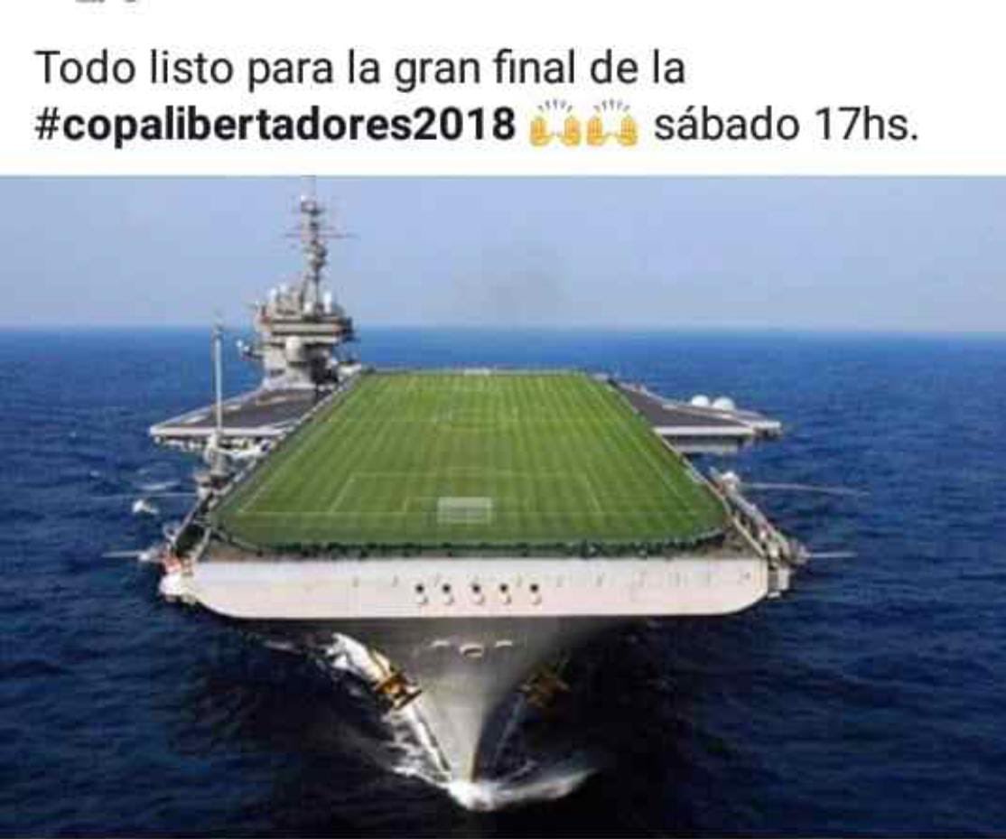 Hbueno22's tweet photo. #Libertadores2018 todo pronto @CONMEBOL 

#conmebol 
#BocaVSRiver #Boca #River @BocaJrsOficial @CARPoficial 

@NoSoyNanaOK @noseasmalotv https://t.co/e0if7wzM2R