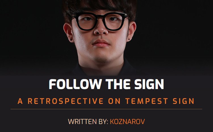 📰 Not all tank players are created equal. Former <a href="/TEMPEST_Hots/">TEMPEST</a> player Sign's illustrious career is a shining example of how one player can forever alter the way #BlizzHeroes is played.

▶️ Follow the Sign: teamliquid.net/forum/heroes/5…