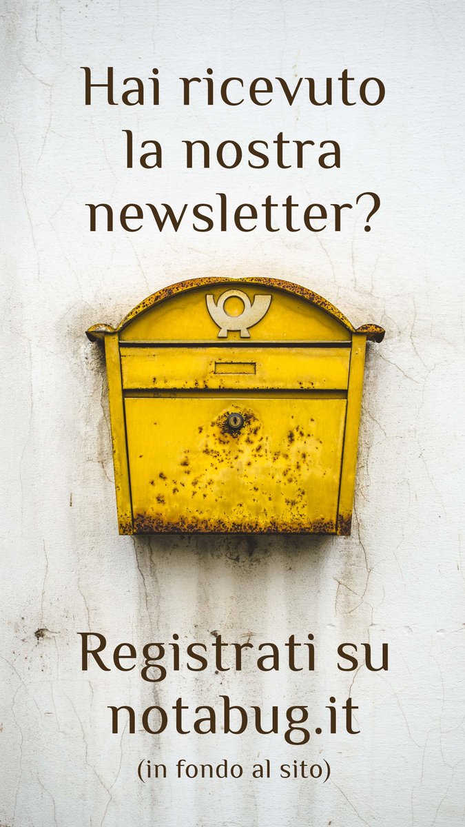 notabugconf's tweet image. Registrati alla nostra #newsletter e sarai aggiornato sugli eventi futuri.
Ci saranno anche dei piccoli Tips per #dev

notabug.it 🎄