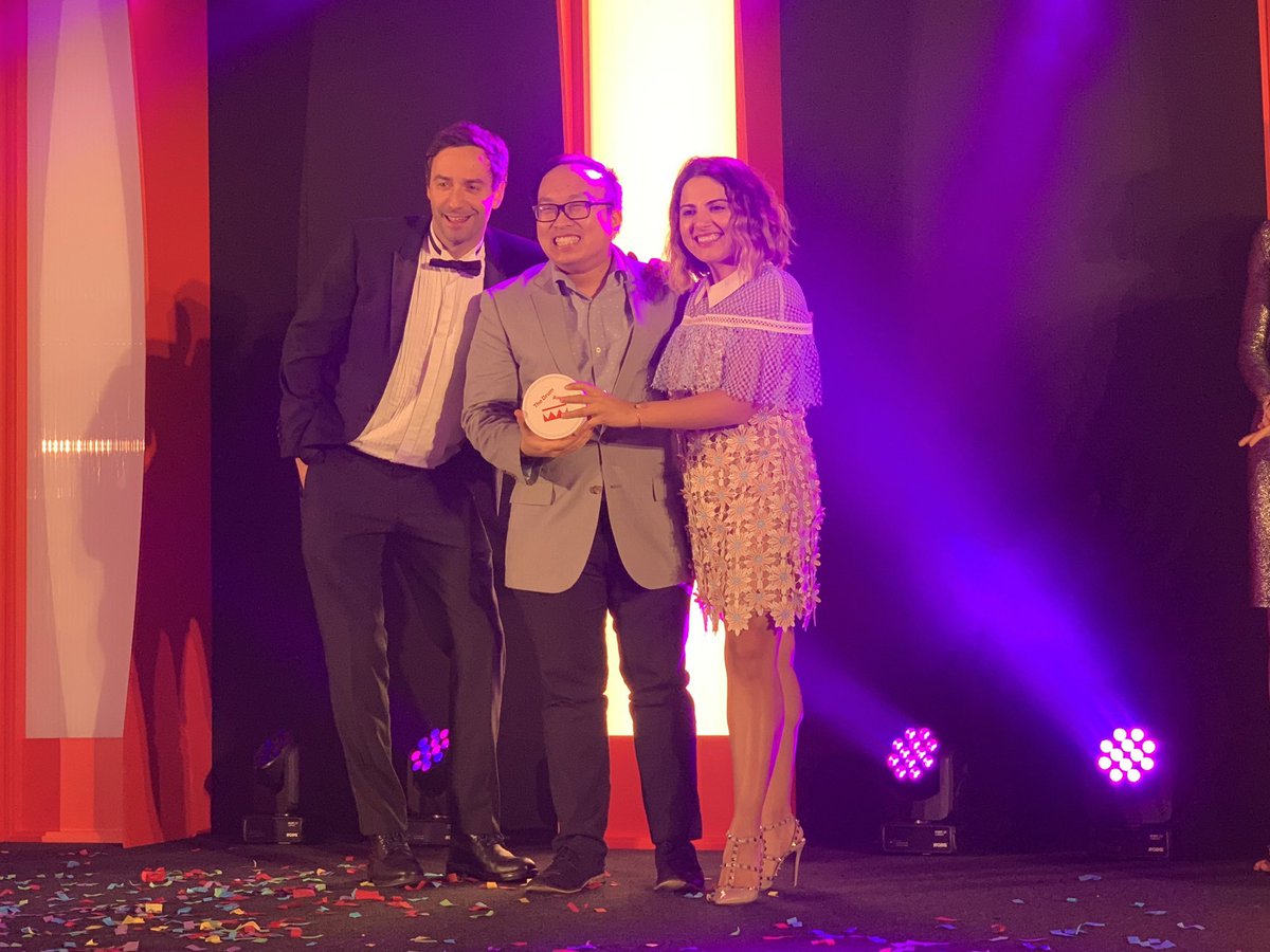 The award for Best Use Of Twitter goes to... @VMLYRLondon #TheDrumAwards