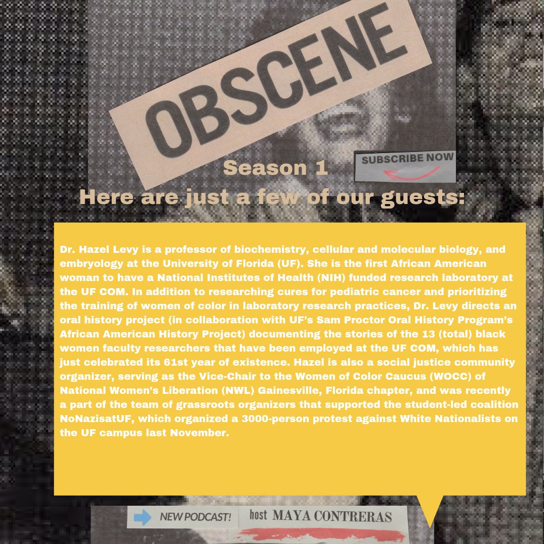 Dr. Hazel Levy is a professor of biochemistry, cellular and molecular biology, and embryology at the University of Florida (UF). She is the first African American woman to have a National Institutes of Health (NIH) funded research laboratory at the UF COM. In addition to researching cures for pediatric cancer and prioritizing the training of women of color in laboratory research practices, Dr. Levy directs an oral hi