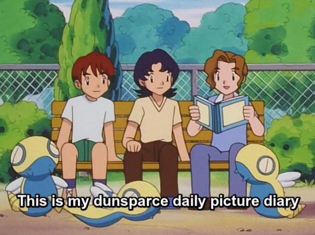 SleepyJirachi's tweet photo. Dunsparces lives the good life https://t.co/Fok694pzlW