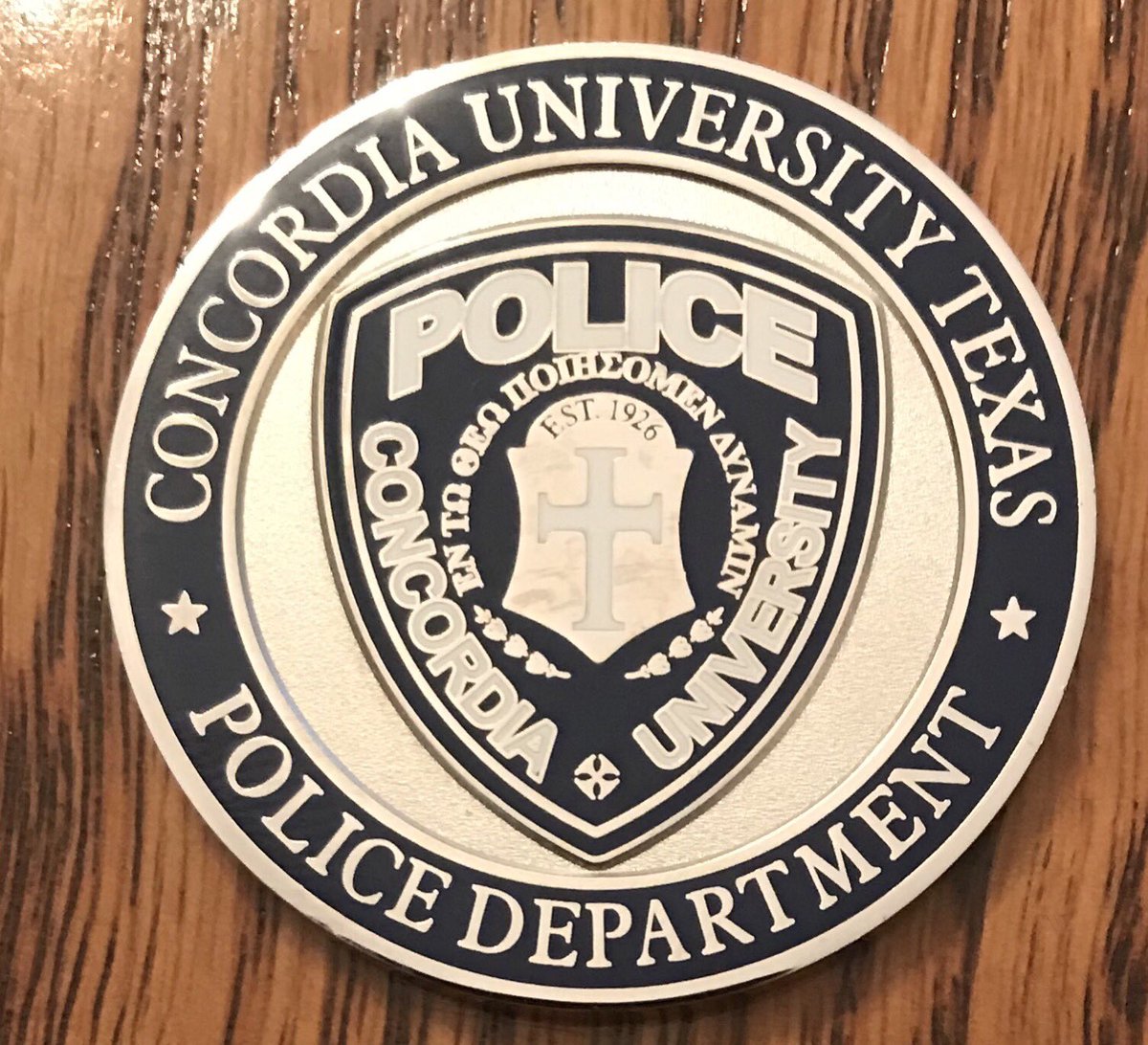 KSCapitolPolice's tweet image. Thank you to our friend @ChiefSexton for this awesome coin.