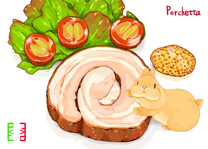 「なんか豚肉料理いろいろ!
生姜焼き
魯肉飯
ポルケッタ
ラフテー
#いい肉の日 」|らいらっくのイラスト