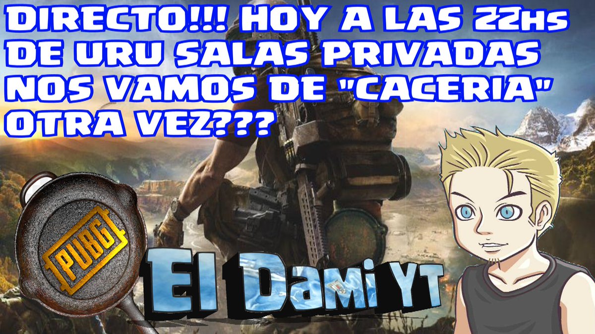 ElDamiYT's tweet photo. SE VIENE HOY EN VIVO... https://t.co/WoqUu6zcxI