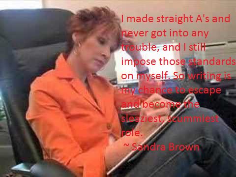 FedellWrites13's tweet photo. "I made straight A's and  never got into any trouble, and I still impose those standards on  myself. So #writing is my chance to escape and become the sleaziest,  scummiest role."
~Sandra Brown

#writingtips #storytelling #literature #writerslife #authorconfession #WritingLife https://t.co/DsuTs4G7WN