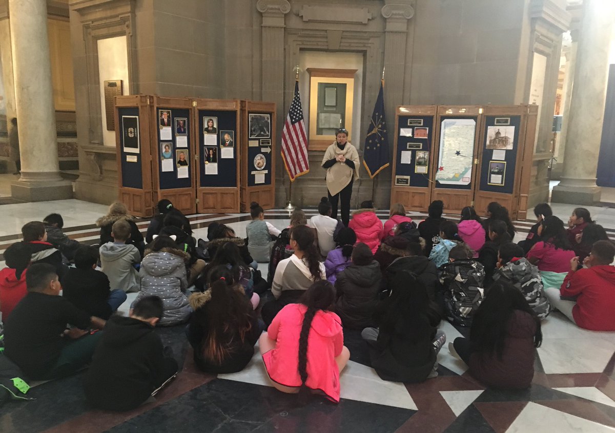 CShieldsGCE's tweet photo. We had a great day visiting the Benjamin Harrison Home, Indiana Statehouse, &amp; Indiana State Library today! #gceroom1 #wearewayne https://t.co/wQbjmY4oQz