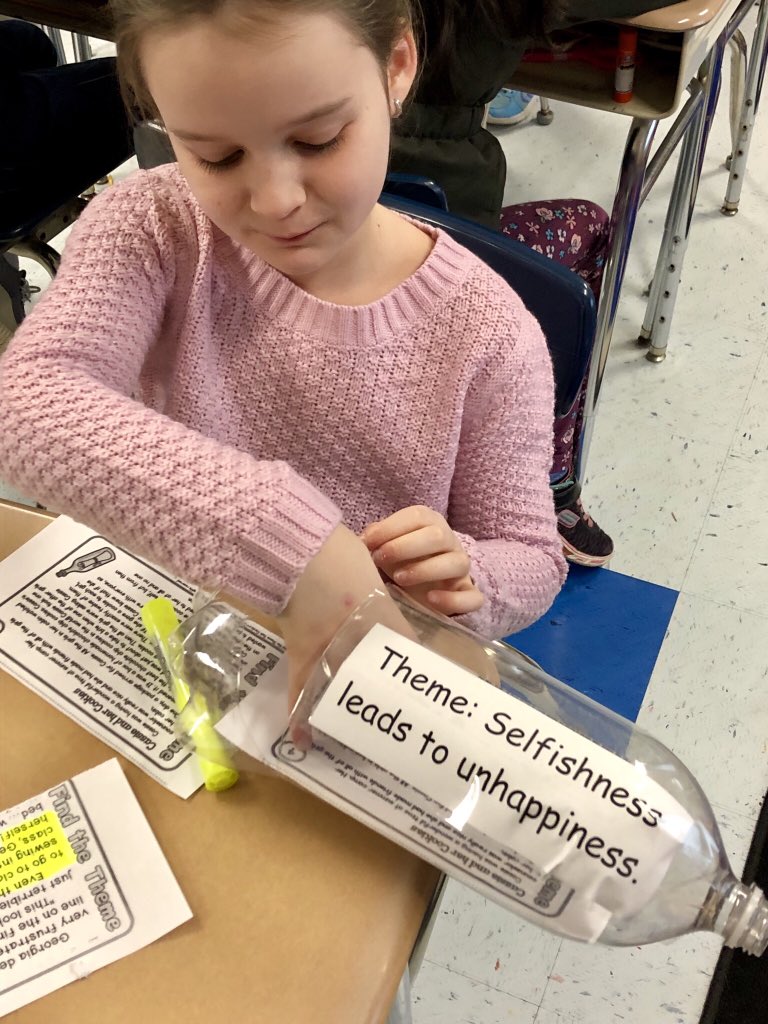 MrJacksonsWorld's tweet image. Starting our unit on identifying theme with some messages in a bottle and reading some graphic novel biographies to find themes of courage. #graphicnovels #theme #readinglesson #fourthgrade #messageinabottle #literacy