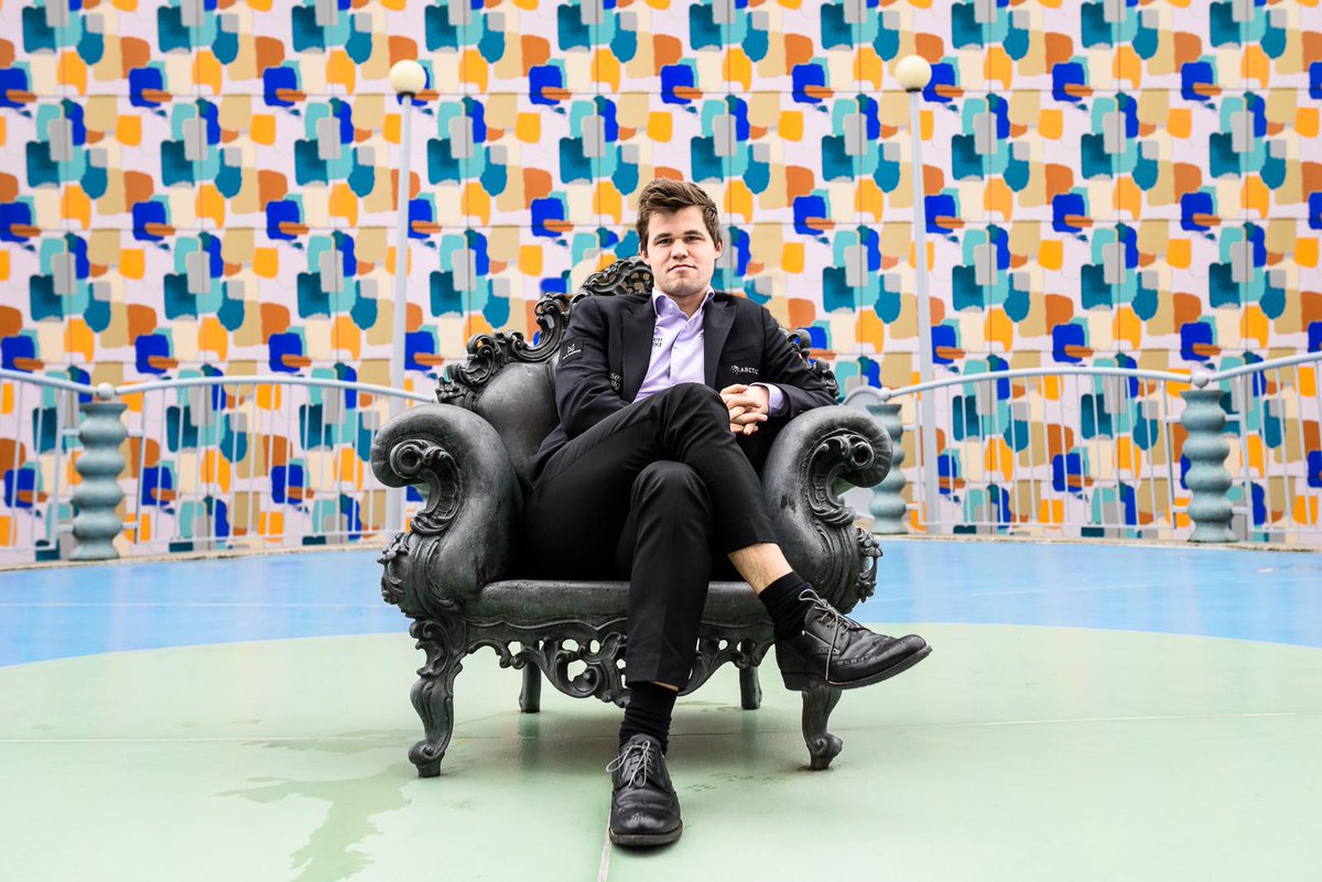 tatasteelchess's tweet photo. Congrats to 4-time World Champion @MagnusCarlsen for defending his world title in the rapid tiebreaks! 👑
We're looking forward seeing you in January in Wijk aan Zee. #TataSteelChess #CarlsenCaruana https://t.co/S0nT8qwqcE
