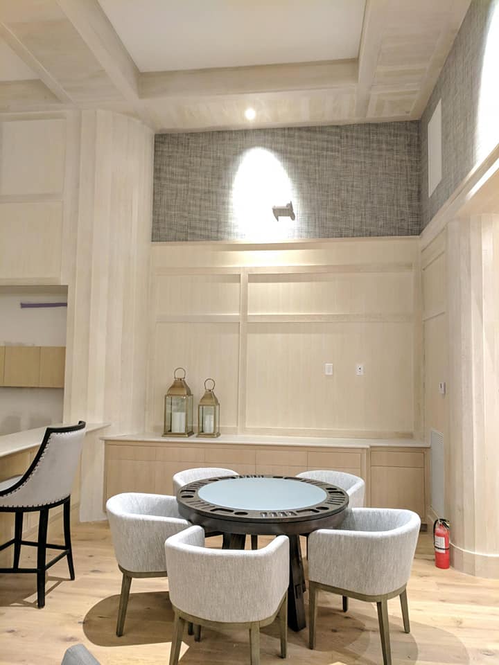 TwinPondsCab's tweet photo. Another Custom Millwork job complete at a clubhouse on Long Island! #custommillwork, #customtrim, #bleachedoak, #clubhouse https://t.co/UpCbnISgtJ
