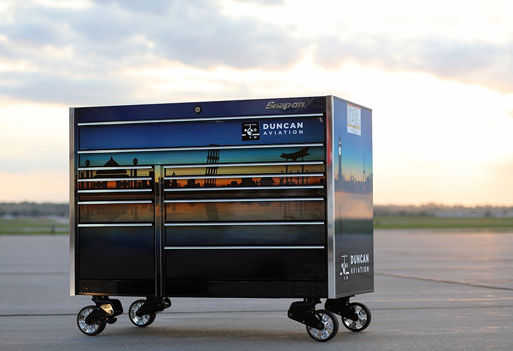 DuncanAviation's tweet photo. Aviation students: Curious about working at Duncan Aviation? Want to win this customized @Snapon_Tools toolbox? Want some free stuff? Then check to see when we're coming to your school! #BizAvWorks #AviationCareers

11/29: @TechPurdue 
11/30: @WMUCoA 
12/6: @LakeAreaTech https://t.co/JkOQWEUN2n