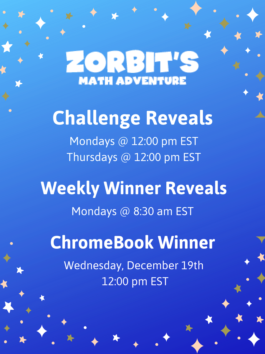 ZorbitsMath's tweet photo. Tomorrow at 12:00 pm EST visit our Twitter page to see the CHALLENGE 4 reveal! Is everyone ready to get Hands-On? #ZorbitsHunt #OSCBMath https://t.co/AcbVB0rf2S