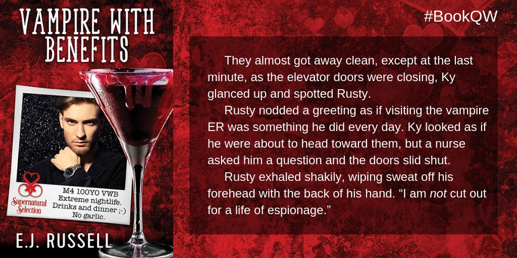 EJ_Russell's tweet photo. This week’s #BookQW word is “question.” From #VampireWithBenefits, the second Supernatural Selection book. https://t.co/oZ45KGye1V
 #mmromance #paranormalromance https://t.co/8WmDqJPp7f