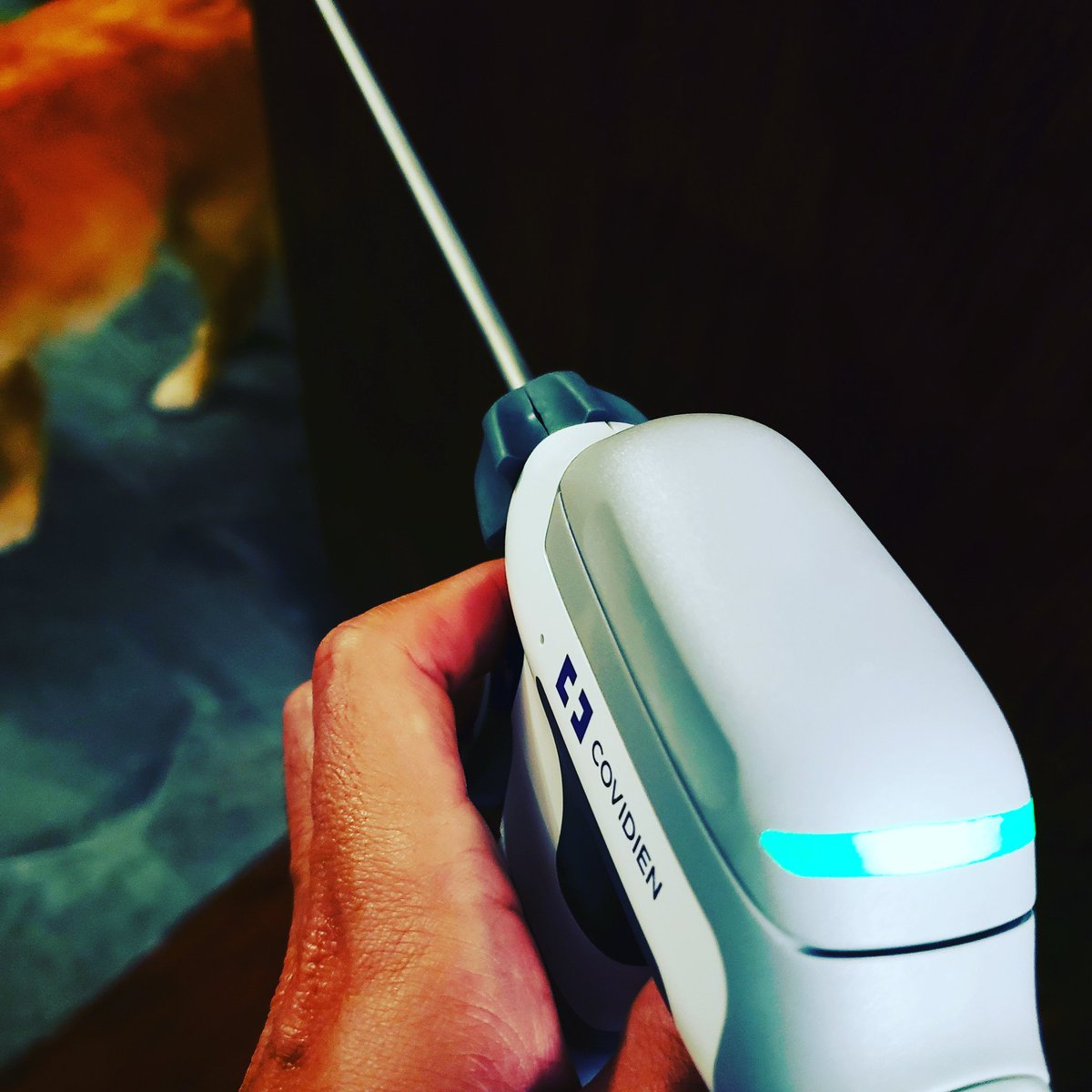 danielrojasonc1's tweet photo. Con juguete nuevo!! #sonicision #covidienproducts https://t.co/hDKUdJQ0YN