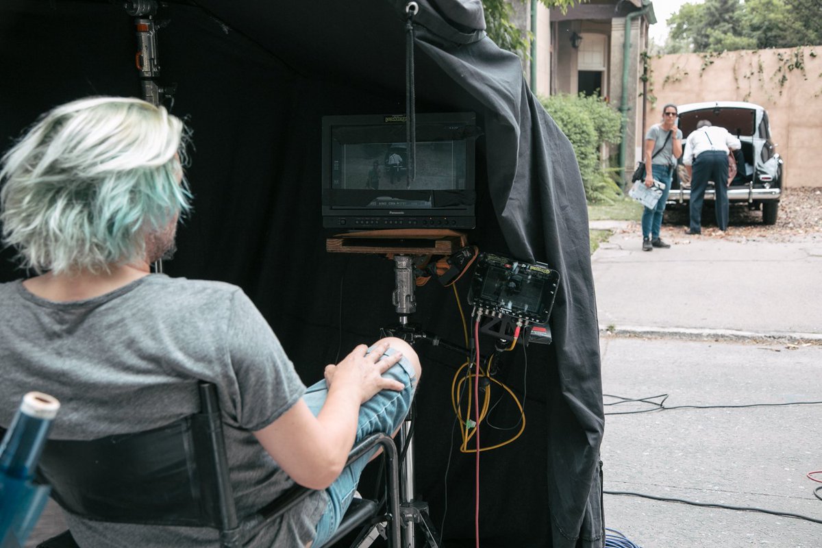 José Cicala dirigiendo todo desde su búnker 🎬 🎥🤙🏼 <a href="/solapelicula/">solapelicula</a> #eldirector #backstage #cineargentino #estreno2019 #solapelicula