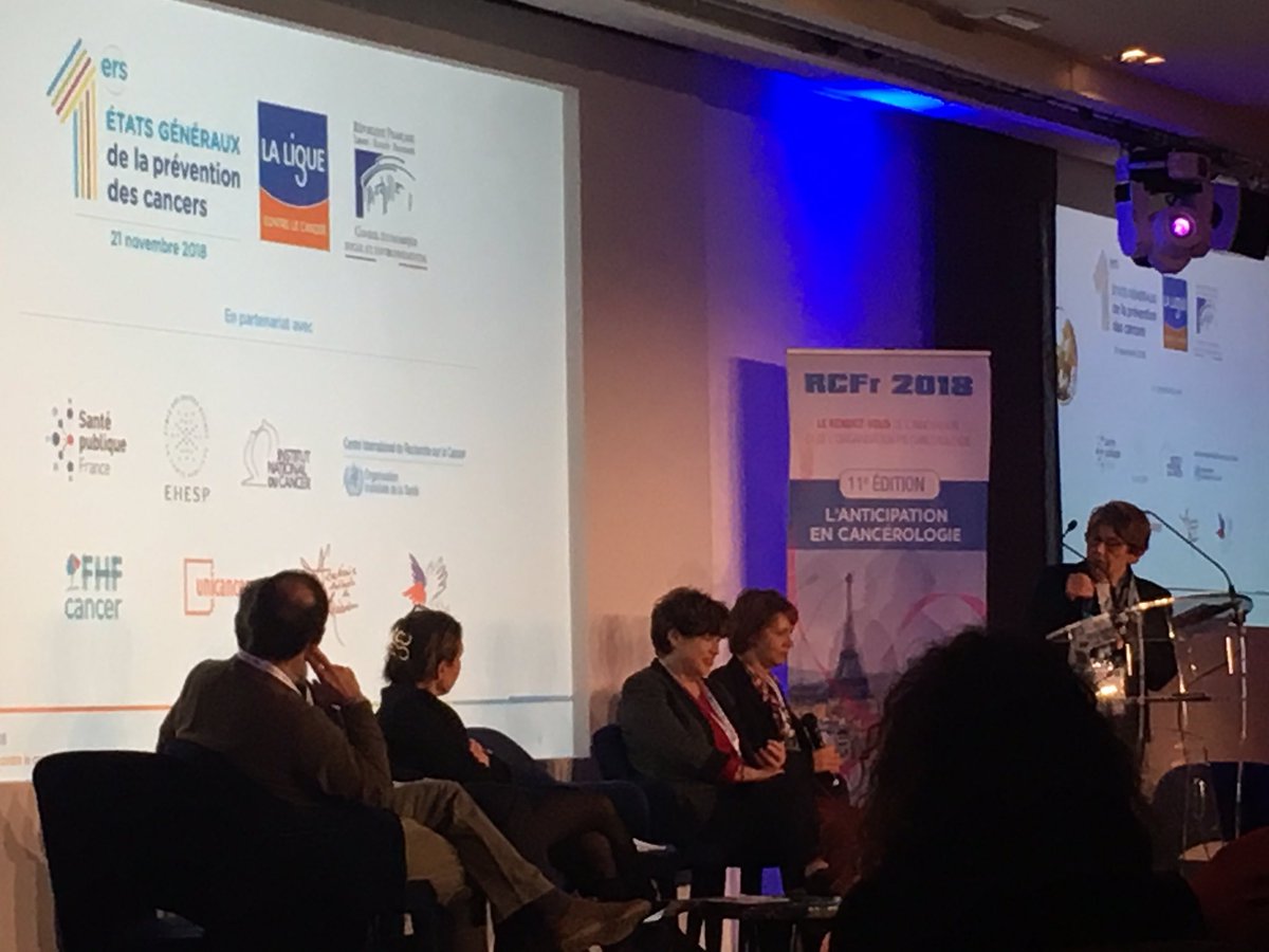 SimoninCatheryn's tweet photo. Les #EGPC aux #RCFr18 la Présidente Jacqueline Godet nous retrace l’organisation et les propositions @laliguecancer @vtrillet_lenoir https://t.co/czYxvLR8ul
