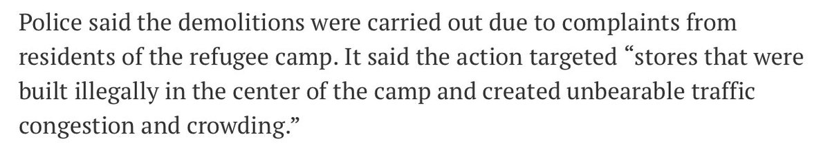 Yes, there is. It is worth a discussion and proper attention. CJ mentions property and moves to say homes. These were illegal business structures locals have complained about. See the difference between the reporting on LRC site and Israeli news here: https://www.timesofisrael.com/jerusalem-municipality-demolishes-16-stores-in-shuafat-refugee-camp/