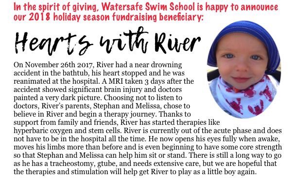 Don't miss our last SWIM FESTIVAL of the year! Sign up today and contribute to a great cause! Also remember if you make a donation you can continue All You Can Swim through December! 

Please contact the front office for more information:
562-596-8608