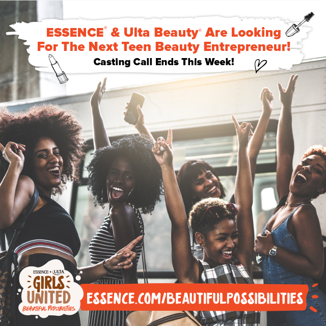 Essence's tweet photo. Do you know a young woman between the ages of 16 and 19 who has dreams of pursuing a career in the beauty industry? Six lucky young ladies will receive $10,000 that can be used for college expenses with our new #EssenceGirlsUnited campaign! https://t.co/hvi0biMOId https://t.co/2no4g51gMG