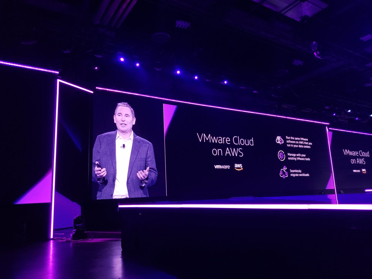 spoonen's tweet image. Great to see continuation of @VMware and @awscloud strategic partnership in hybrid cloud today. @PGelsinger was the only partner on stage in @AJassy keynote at #Reinvent announcing #AWSOutposts