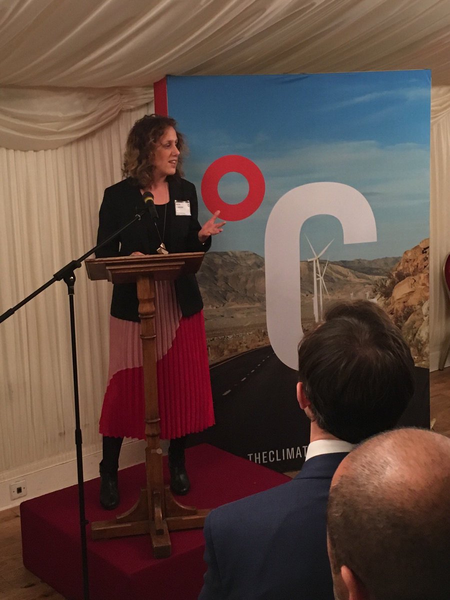 #climatechange #earth RT Freelancebrain: Stirring words from hl_clarkson at the ClimateGroup 15th birthday bash in Westminster