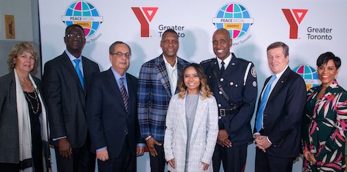 medhat_ymca's tweet photo. So great to celebrate peacemakers at this morning’s YMCA Peace Medal event with @MarciIen @JohnTory. Congratulations to @TPSwiftD and @loizzaaquino our YMCA peace medal recipients and Masai Ujiri recipient of the inaugural President’s Peace Medal. We can all make a difference. https://t.co/8TZ7ubxgDx