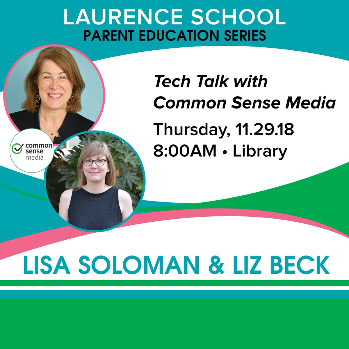 Laurence Parents! Our "Tech Talk with Common Sense Media and Liz Beck, Director of Technology" is tomorrow at 8:00 am. Get the latest updates about parenting in a digital world! Check your Paperless Post invite for more details! 📱🖥🖱🕹 <a href="/lizbeck_/">Liz Beck</a> <a href="/CommonSense/">Common Sense Media</a>