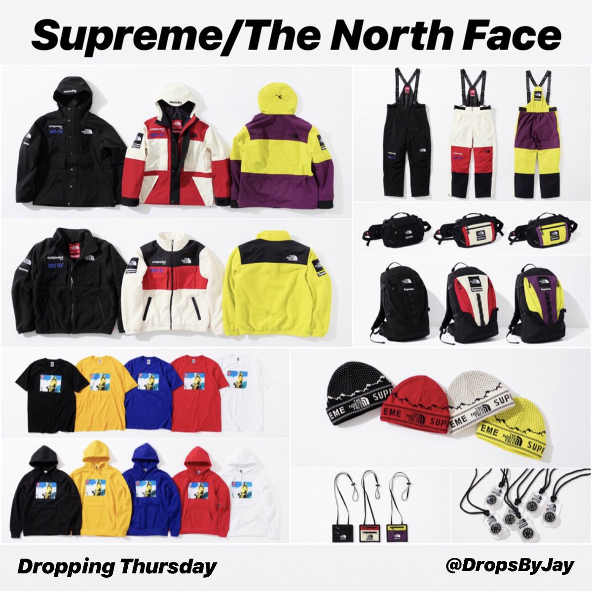 supreme north face compass