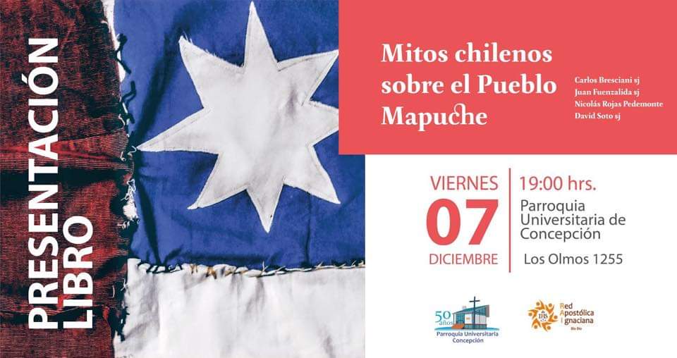 07/12 en Concepción. Presentación 'Mitos chilenos sobre el Pueblo Mapuche' @BrescianiCarlos @jesuitaschile @ssccchile @jmca19740215 @PabloDuranR @lindsayreginaf @AngelaJavieraCS @redlaicalconce @carrsanchezu @Vialonzo