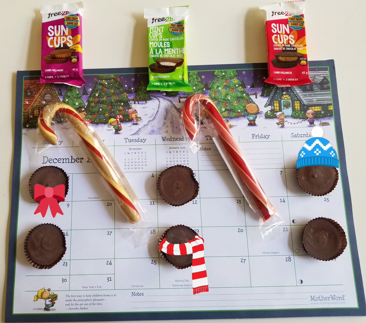 Seasons Greatings from free2b Canada... Count down to Christmas with a Top 10 Allergen Free Snack... Stocking Stuffers for all with no fear.. Have a Safe and Happy Holiday Season!