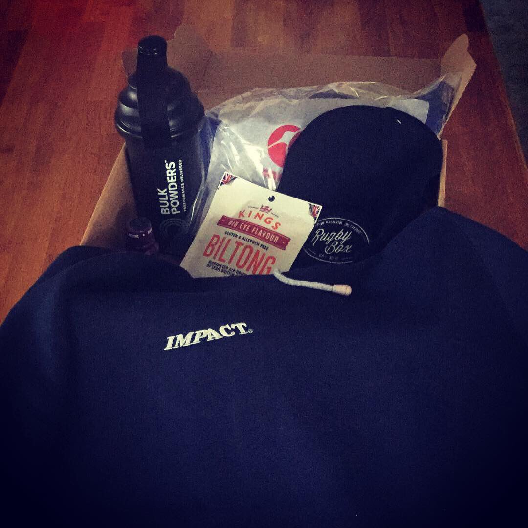 JordanCrane86's tweet photo. Me and Hunter are loving the @rugbybox2018 that came today. Some great gear in there. 🙌🏻 #rugbybox https://t.co/YUB4sDtU9z