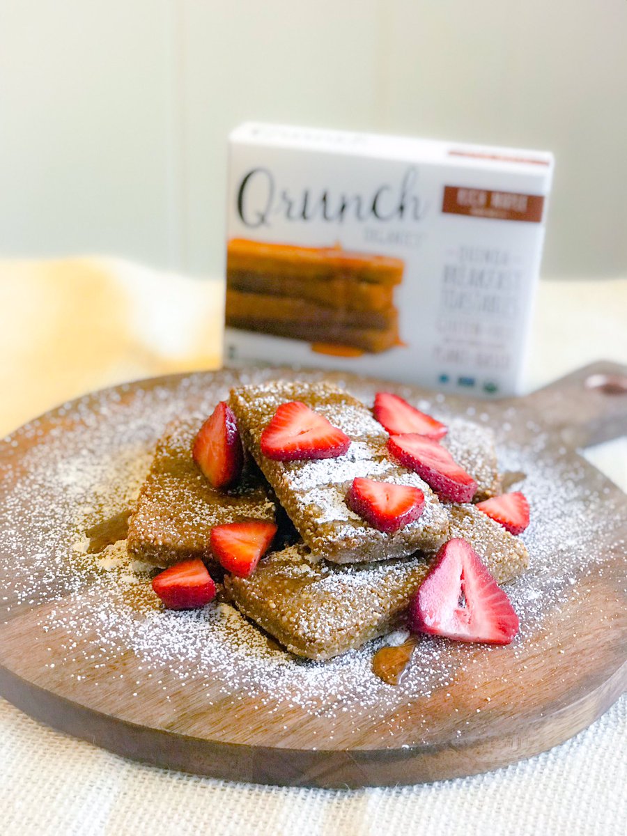 You can celebrate National French Toast Day everyday with Qrunch Organics Breakfast Toastables 🎉And feel good doing it 🙌🏻 #NationalFrenchToastDay #WednesdayMotivation #HumpDayMotivation #BreakfastDaily #BreakfastClub #glutenfree #veganhealth #PlantBasedDiet