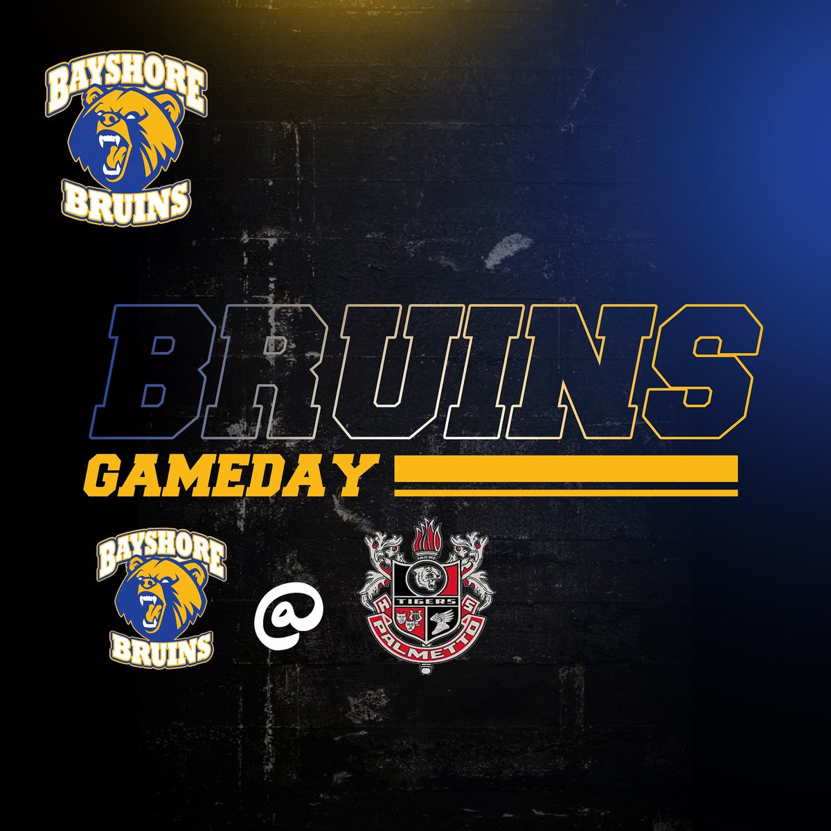 You don't want to miss the first game of the season. Meet me at Palmetto High School at 6:00pm/7:30pm to support our Bayshore Basketball Boys JV and Varsity Teams. #bruinsnation #bruinstv #bruinsstrong