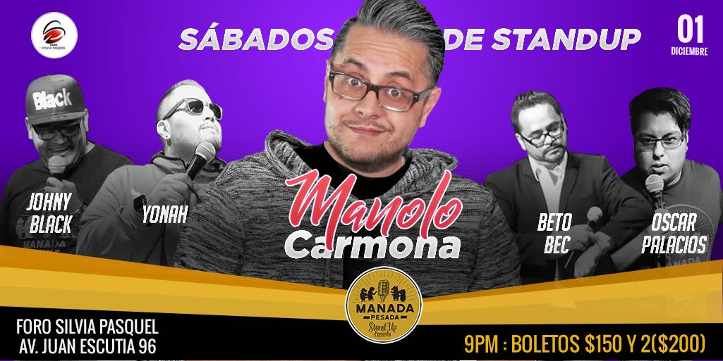 elmanoloide's tweet photo. Este sábado voy a estar con la banda de @ManadaPesada en @ForoPasquel y tengo 4 pases 2x1
Ganan los primeros retwitts
#StandUp https://t.co/rspoWuDU1M