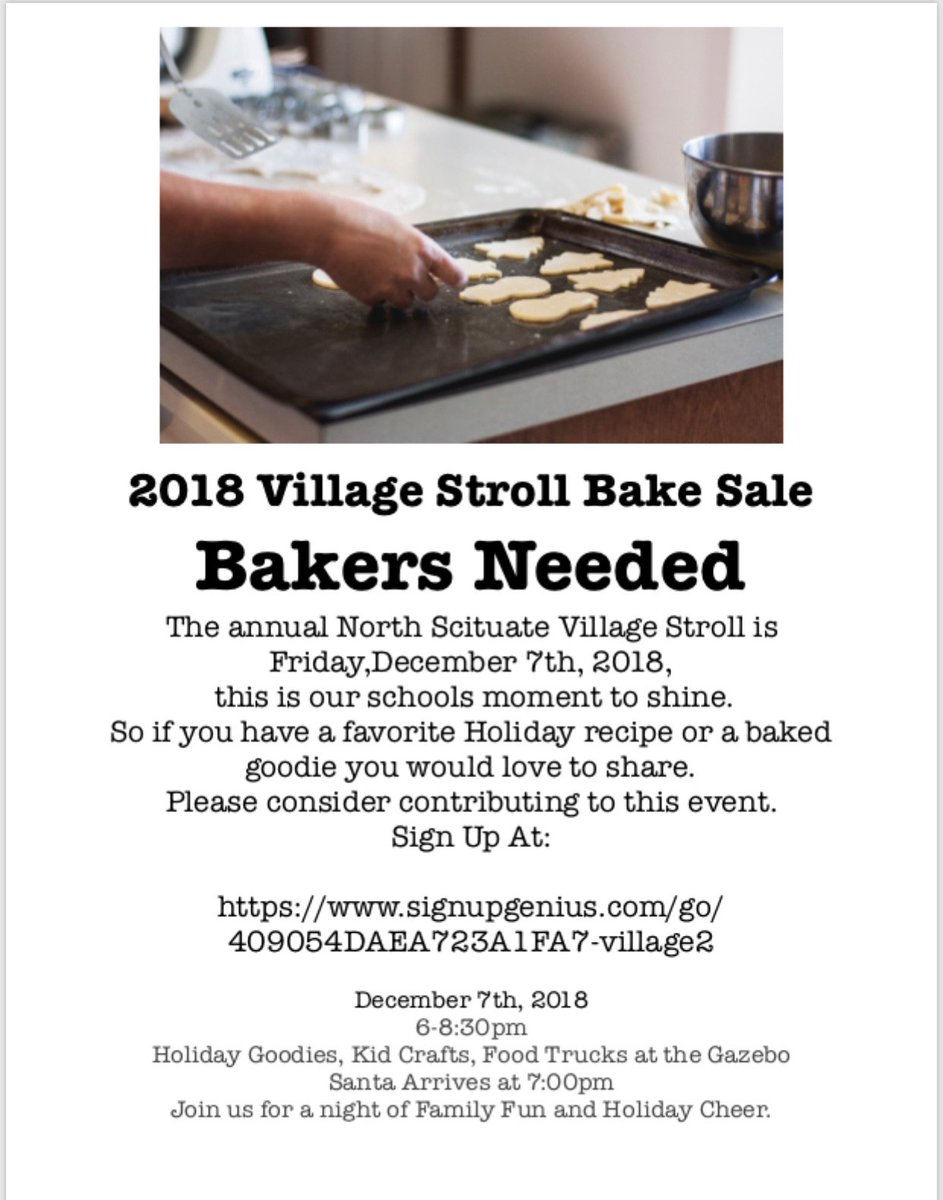 NScituatePTO's tweet photo. https://t.co/WuhSOGCljg
Sign up to join in the fun and bake some yummy treats!! https://t.co/mZOA8hVZXf
