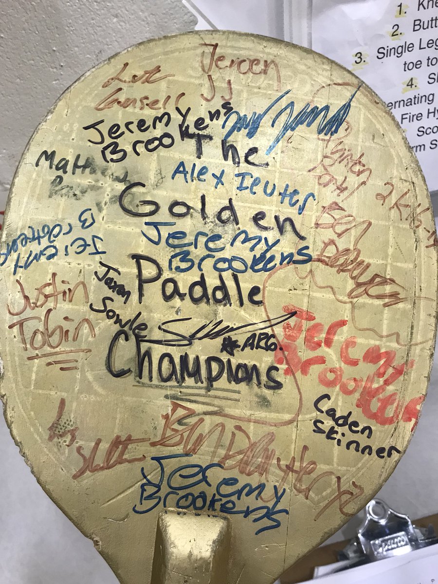 marnie29436352's tweet photo. The Paddleton GOLDEN PADDLE Tournament has begun! https://t.co/gJFLusrv4Y