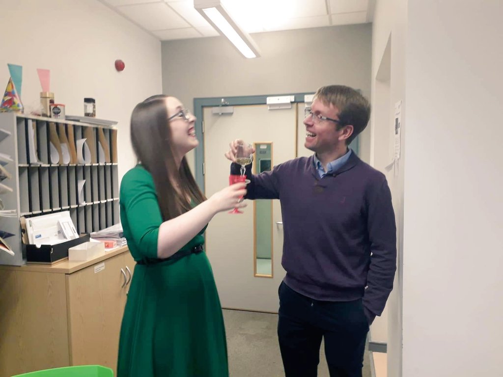 DurandHannah's tweet photo. Today I passed my PhD viva! 😁🎉 Thank you to my examiners Prof John Weinman @kingshealth & Dr AnnMarie Groarke @nuigPsychology @HealthPsychNUIG, & chair @JenMcSharry. 100,000 thanks to my incredible supervisors Dr @gerry_molloy & Prof Andrew Murphy @pmrycaretrials1. #PhinisheD! https://t.co/aeDz7PLUx3