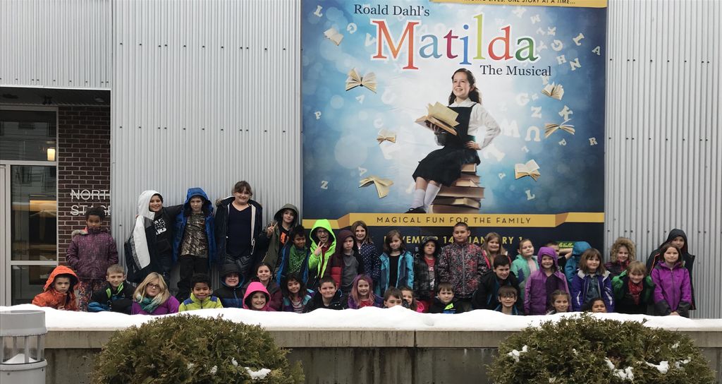 ❄️❤️🚌Our Bethel campus 3/4 grades made it to The Northern Stage today (despite the 2 hour delay) to see Matilda!🚌❤️❄️

#wildcatpride  #oneschooltwocampuses 
#wrud
#vted