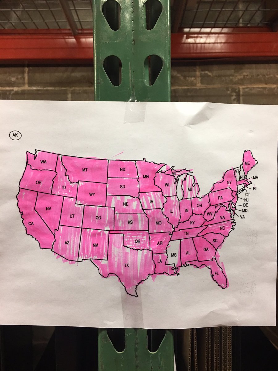 We are trying to ship joy to every state today! 6 to go..... #sfsgoals